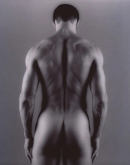 Nude man Print from behind