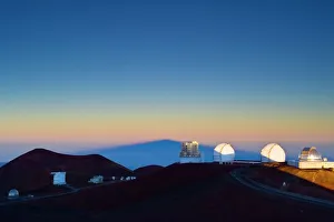 Subaru Telescope Images Prints: Observatories on Mauna Kea