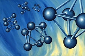 Octahedral Molecular Model Print