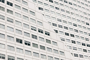 Energy Efficient Architecture Prints: Office block windows