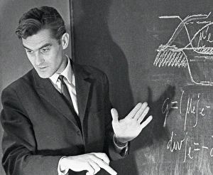 Prints of Oleg Nikolayevich Krokhin (born 1932), Soviet physicist, giving a lecture. Krokhin was one the designers of the quantum generator, and worked with the Nobel laureate Basov on lasers Images Dated 2008 April: Oleg Krokhin giving a lecture in 1964. Print