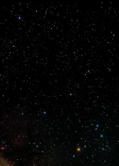 Optical image of the constellation Ophiuchus Optical image of the constellation Ophiuchus