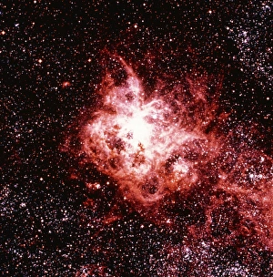 Optical image of the Tarantula nebula in Dorado Optical image of the Tarantula nebula in Dorado