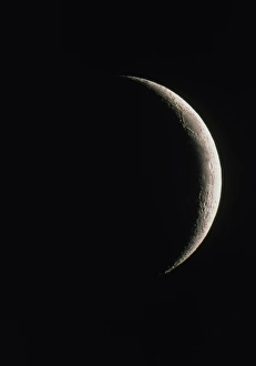 Optical image of a waxing crescent Moon Optical image of a waxing crescent Moon