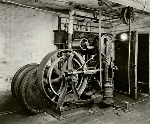 1932 Print of Otis Steam Elevator Engine