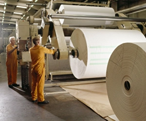 Industrial Machinery Equipment Prints: Paper roll machine