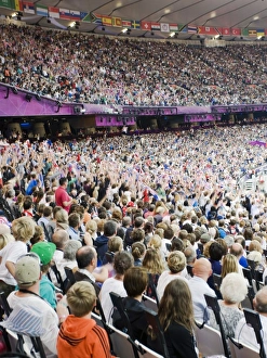 London 2012 Paralympics Stadium Crowd Print