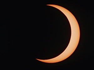 Partial phase of an annular eclipse (10/5/94) Partial phase of an annular eclipse (10/5/94)