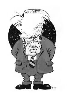 Images Dated 29th March 2012: Patrick Moore Print - British Astronomer Portrait