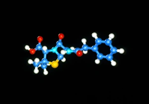Penicillin G drug molecule Penicillin G drug molecule