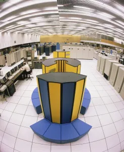 CRAY X-MP/48 Supercomputer Print