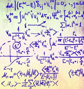 Physics Prints: Particle Physics Equations Print