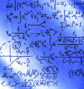 Physics Prints: Particle physics equations Print