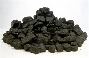 Carbon Dioxide Emissions Prints: Pile of coal