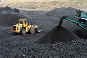 Images Dated 6th March 2013: Coal Piles Print