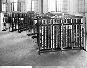 Prints of Pilot ACE computer components. Chassis and components of the Automatic Computing Engine (ACE) pilot model Images Dated 2012 July: Print of Pilot ACE computer components, 1950s