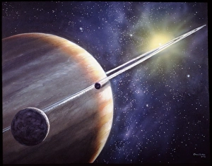 Gas Giant Planets Prints: The planet Saturn