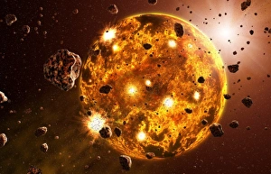 Solar System Prints: Planetary Formation Print