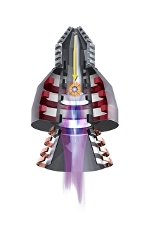 Images Dated 29th July 2013: Plasma Propulsion Engine Print