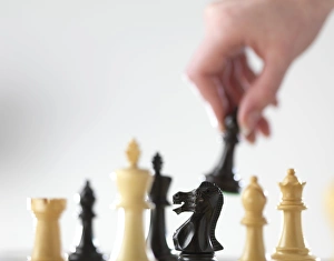 Chess Strategy Prints: Playing chess