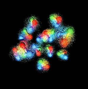 Quark structure of carbon atom nucleus Quark structure of carbon atom nucleus