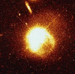 Images Dated 27th November 1996: Quasar interacting with a companion galaxy