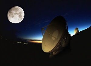 Astronomical Instrumentation Prints: Radio telescopes