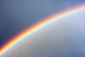 Prints of Rainbow. Image showing the supernumerary arcs under the main arc of a rainbow Images Dated 2010 March: Rainbow with Supernumerary Arcs Print