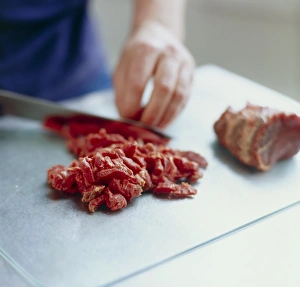 Kitchen Knife Skills Prints: Red meat