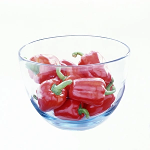 Capsicum Annuum Images Prints: Red peppers