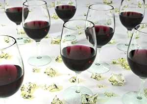 Red wine and gout, artwork Red wine and gout, artwork