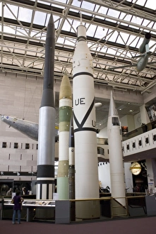 American Space Program Prints: Rocket display