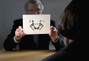 Inkblot Prints: Rorschach Inkblot Test Print