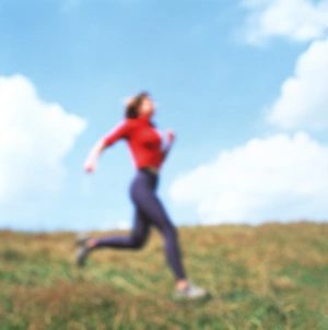 Female Jogger Prints: Running