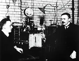 Rutherford and Geiger in laboratory Rutherford and Geiger in laboratory