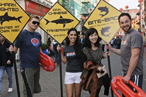 Marine Conservation Efforts Prints: Shark finning protest