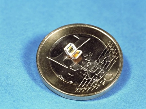 Smallest Book Print on One Euro Coin