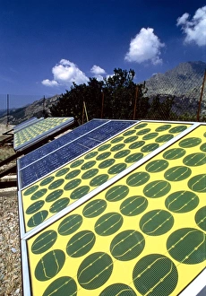 Solar panels used to charge railway batteries Solar panels used to charge railway batteries