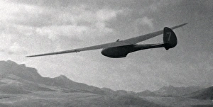 Prints of Soviet US-4 glider. This glider, or sailplane, was designed by the Soviet aircraft engineer Oleg Antonov (1906-1984) Images Dated 2008 August: Soviet US-4 Glider Print