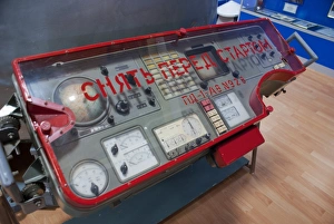 Russian Space Technology Prints: Soyuz manned spacecraft control panel