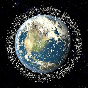 Space junk Print