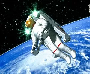 Images Dated 25th April 2000: Space walk