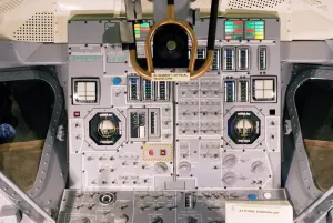 Space Exploration History Prints: Apollo Lunar Module interior