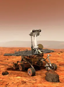 Mars Exploration Rover Print on Canvas