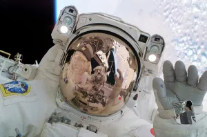 Space Exploration History Prints: Return to Flight spacewalk