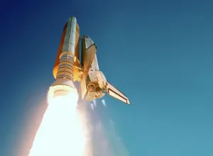 Space Shuttle Prints: STS-99 Space Shuttle Launch Print