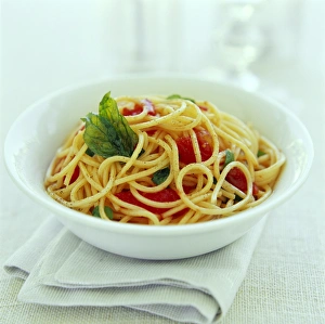 Pasta Types Prints: Spaghetti