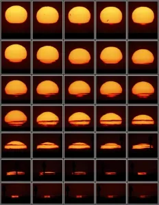 Specialist Imaging Prints: Sunset Print: Composite Image of 35 Photographs