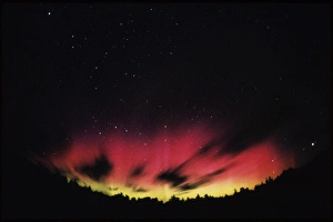 A spectacular, colourful aurora borealis display A spectacular, colourful aurora borealis display