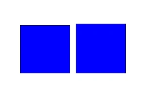 Square illusion - vertical lines appear longer Square illusion - vertical lines appear longer